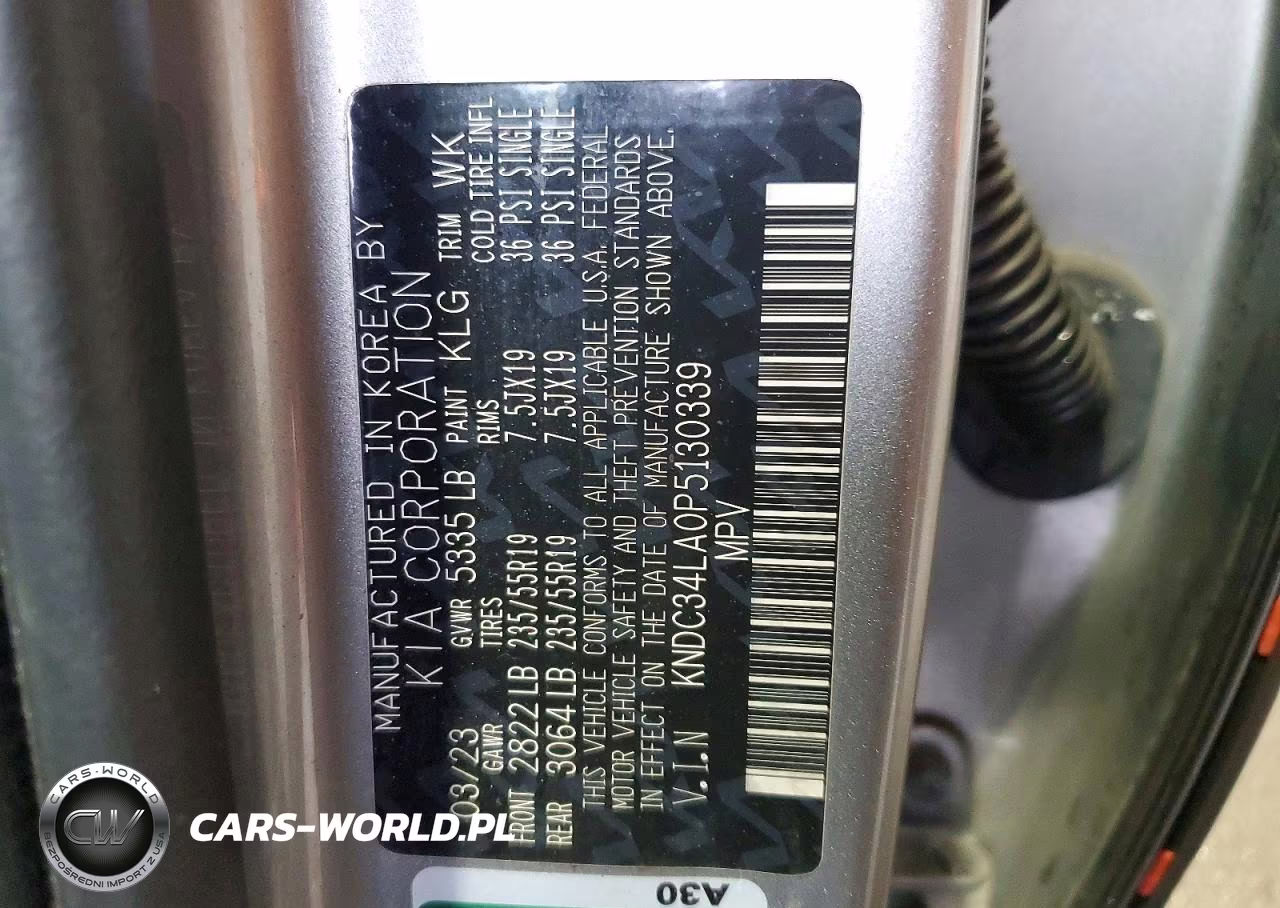 2023 Kia Ev6 Wind VIN:KNDC34LA0P5130339 - 14
