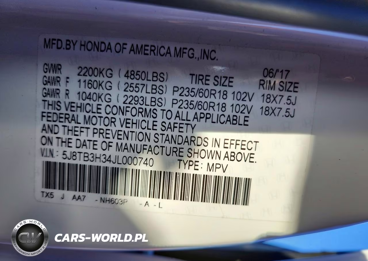 2018 Acura Rdx VIN:5J8TB3H34JL000740 - 13