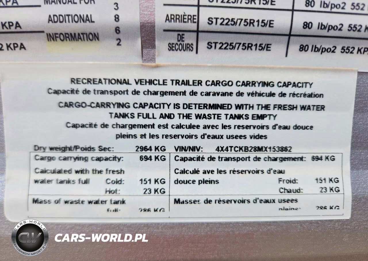 2021 Forest River Cherokee Camper VIN:4X4TCKB28MX153862 - 10