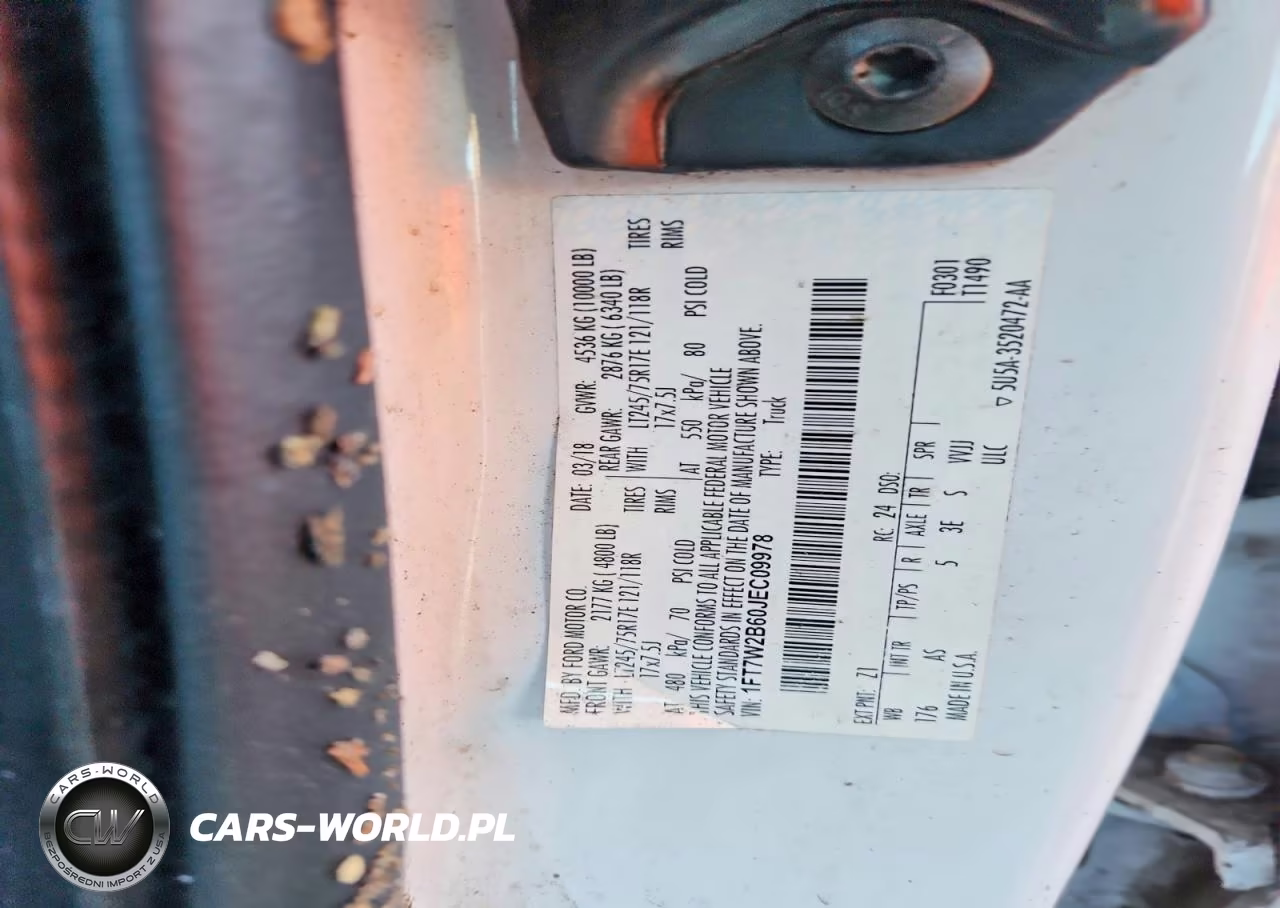 2018 Ford F250 Super Duty VIN:1FT7W2B60JEC09978 - 12