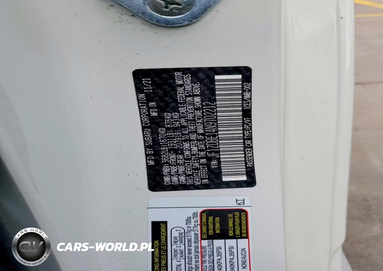 2022 Subaru Brz Limited VIN:JF1ZDBE14N9702212 - 12