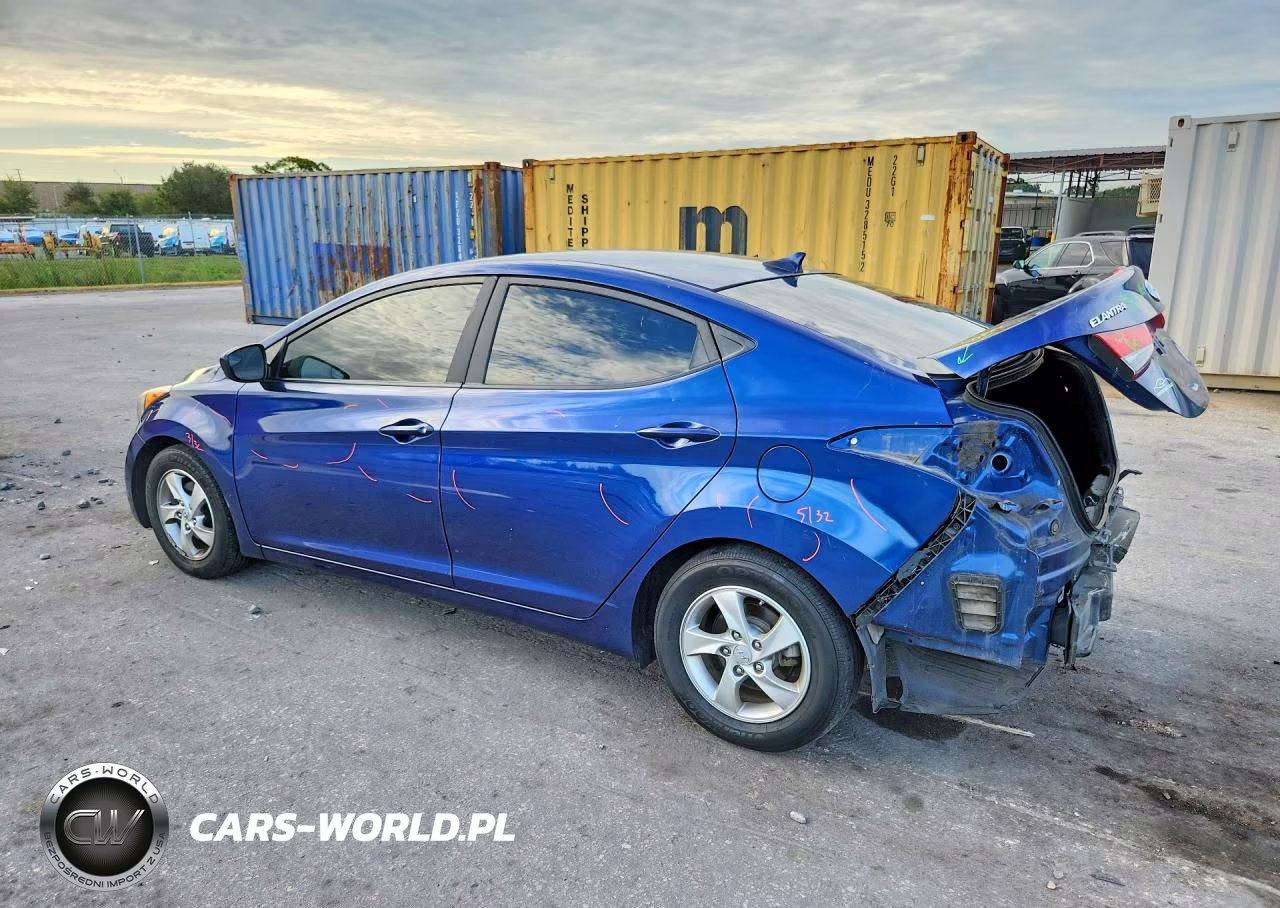 2015 Hyundai Elantra Se VIN:5NPDH4AEXFH566223 - 2