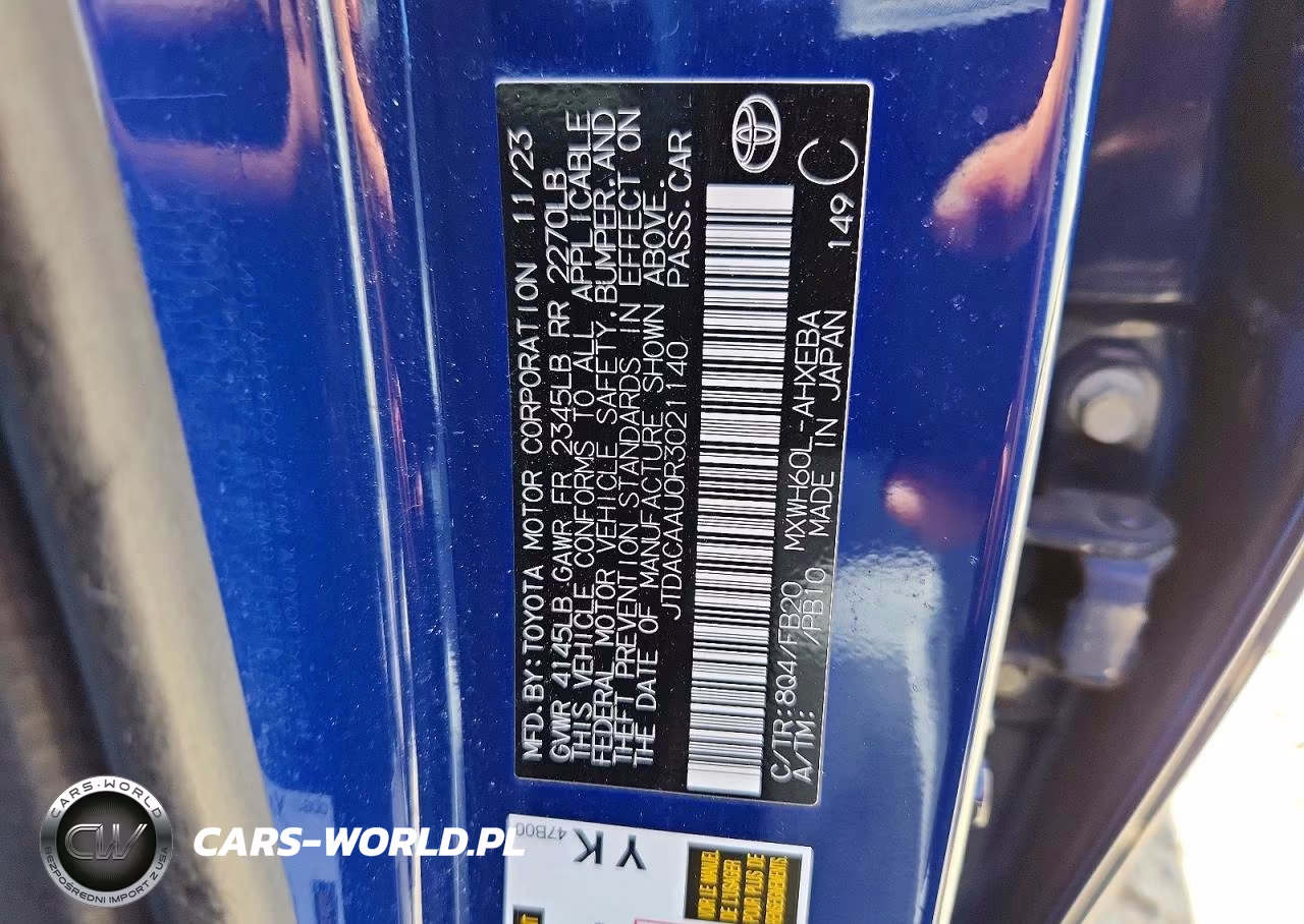 2024 Toyota Prius Le VIN:JTDACAAU0R3021140 - 13