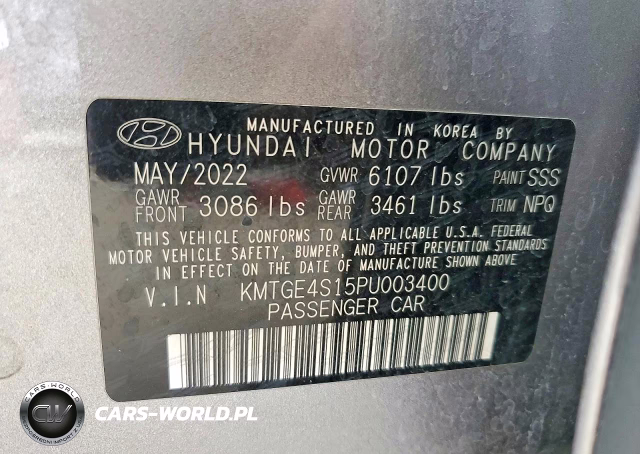 2023 Genesis Electrified G80 Base VIN:KMTGE4S15PU003400 - 12