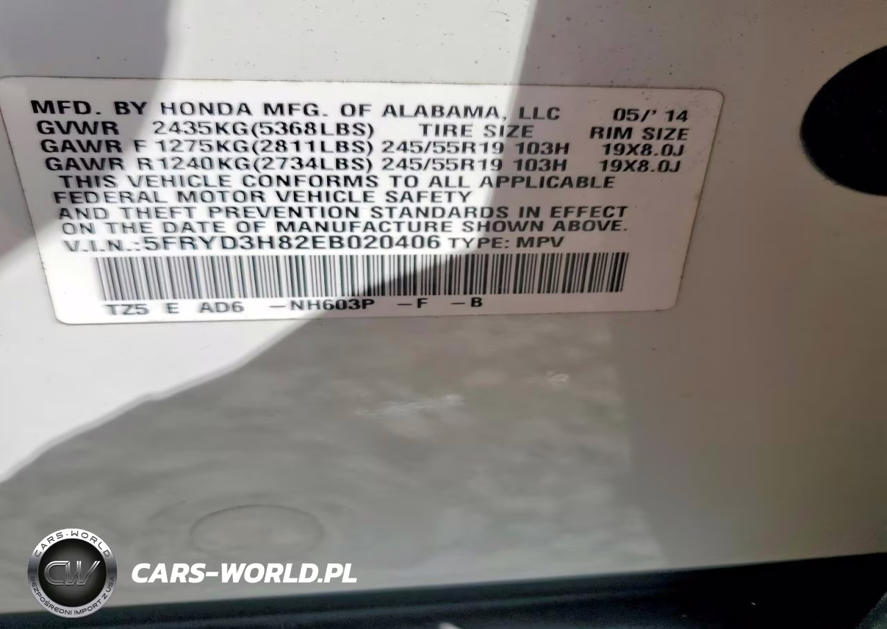 2014 Acura Mdx Advance VIN:5FRYD3H82EB020406 - 12