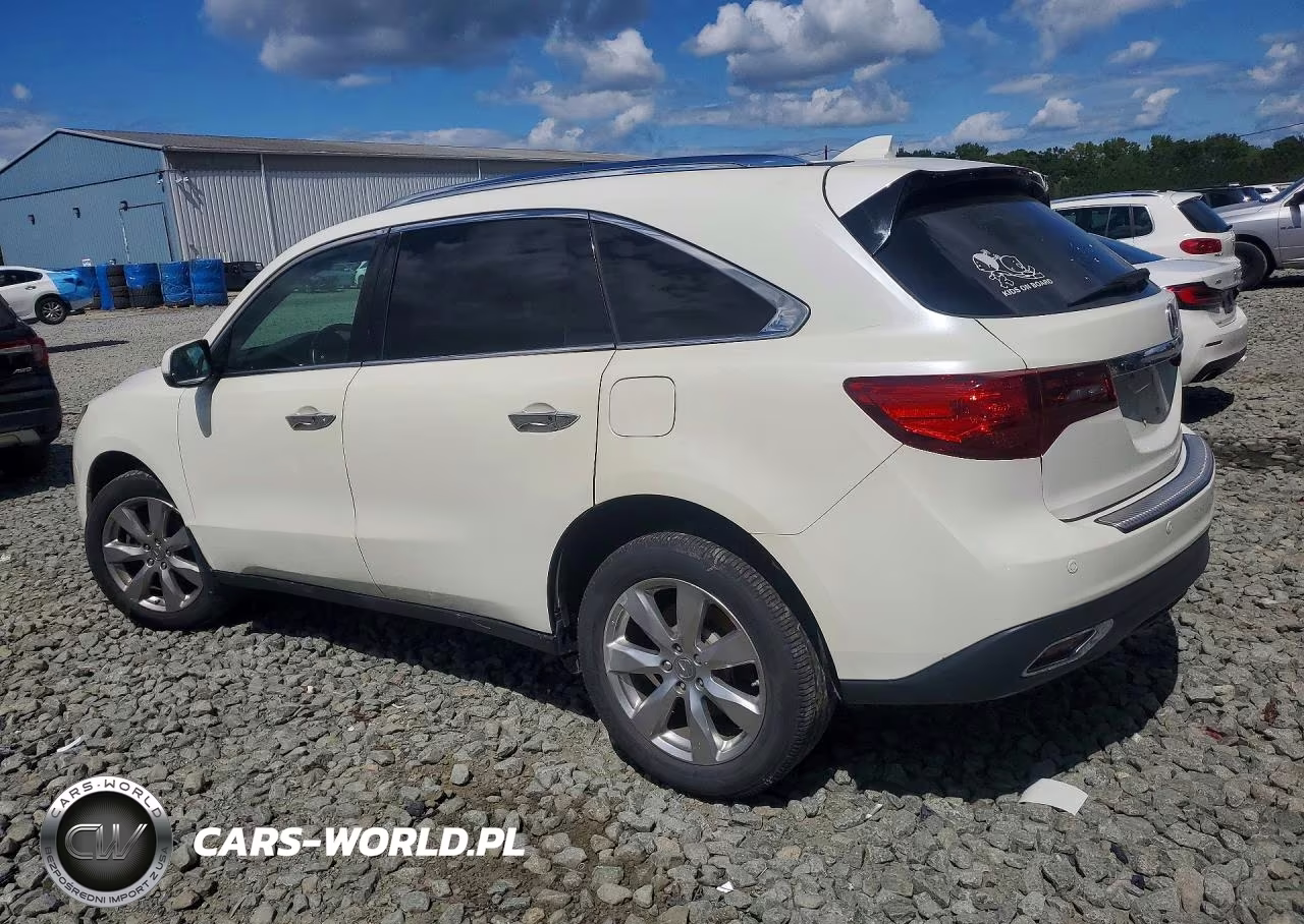 2014 Acura Mdx Advance VIN:5FRYD3H82EB020406 - 2
