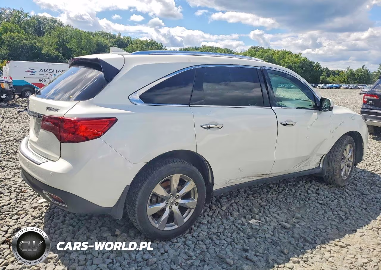 2014 Acura Mdx Advance VIN:5FRYD3H82EB020406 - 3