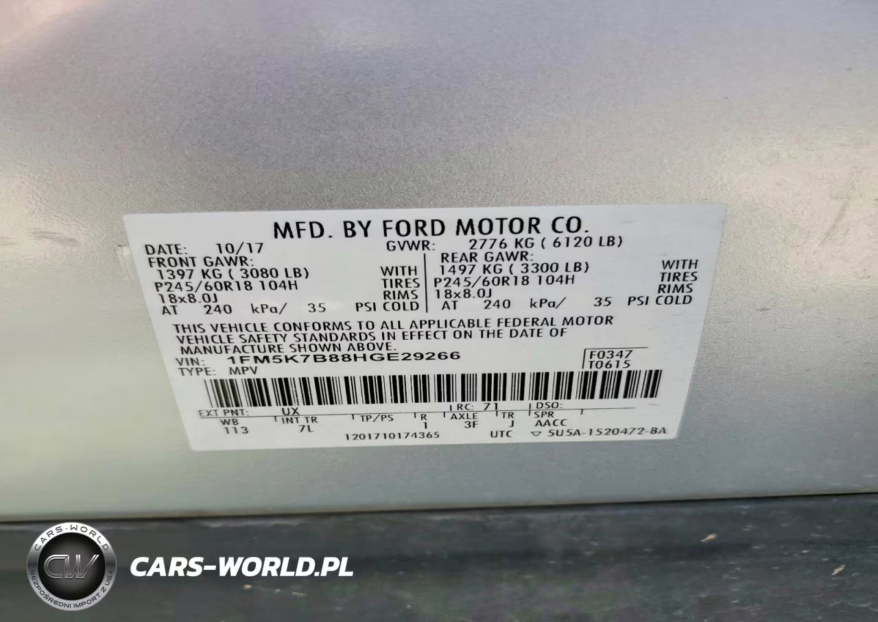 2017 Ford Explorer VIN:1FM5K7B88HGE29266 - 13