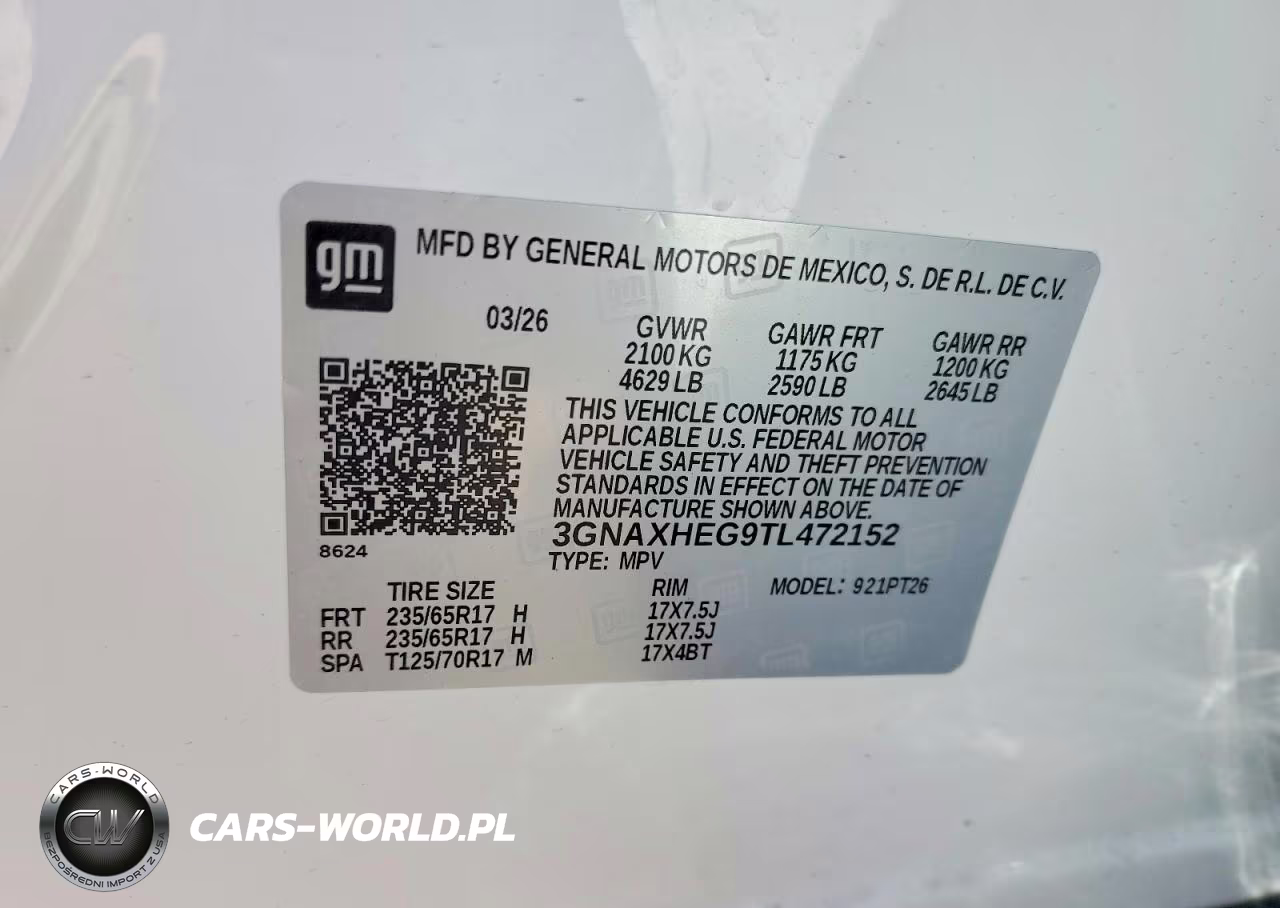 2026 Chevrolet Equinox Lt VIN:3GNAXHEG9TL472152 - 13