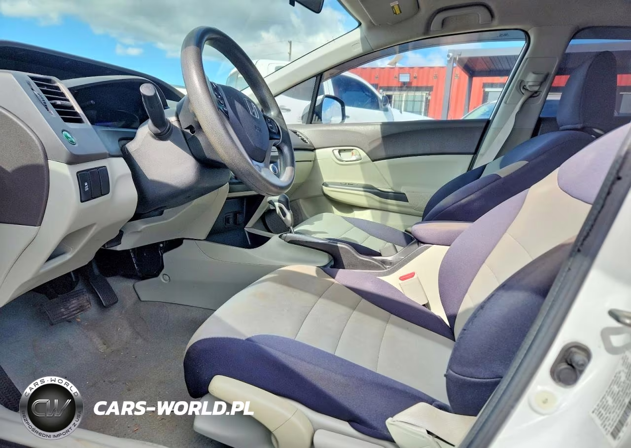 2012 Honda Civic Lx VIN:2HGFB2F58CH565844 - 7