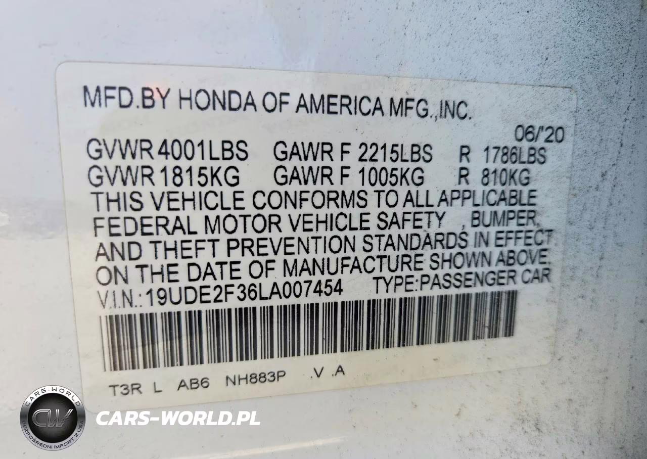 2020 Acura Ilx VIN:19UDE2F36LA007454 - 13