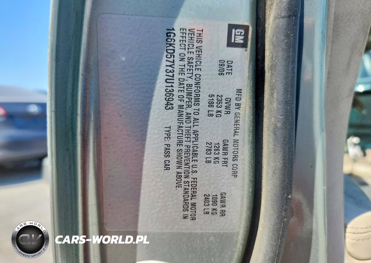 2007 Cadillac Dts VIN:1G6KD57Y37U136943 - 12