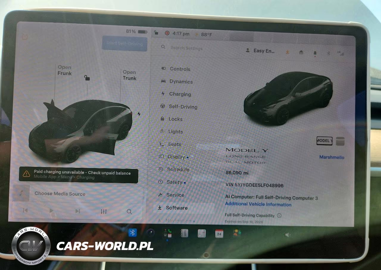 2020 Tesla Model Y VIN:5YJYGDEE5LF048996 - 9