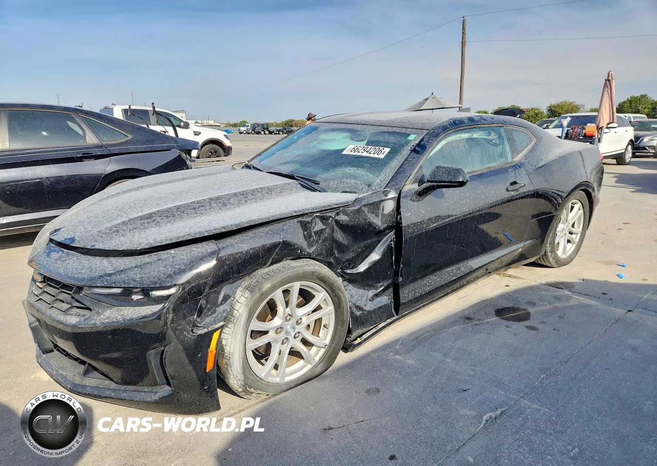 2019 Chevrolet Camaro Ls VIN:1G1FB1RXXK0114805 - 1