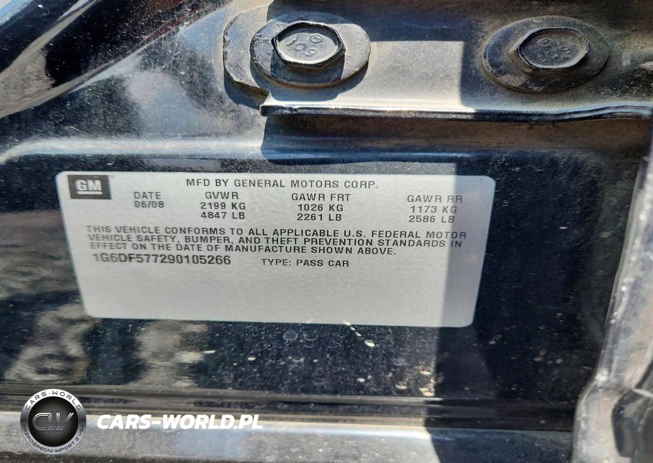 2009 Cadillac Cts VIN:1G6DF577290105266 - 12