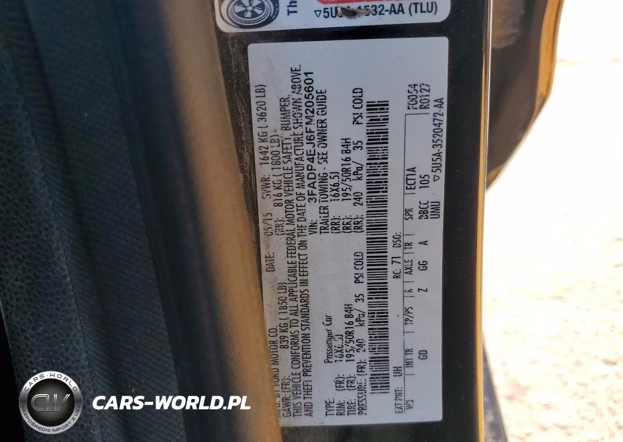 2015 Ford Fiesta Se VIN:3FADP4EJ6FM205601 - 12