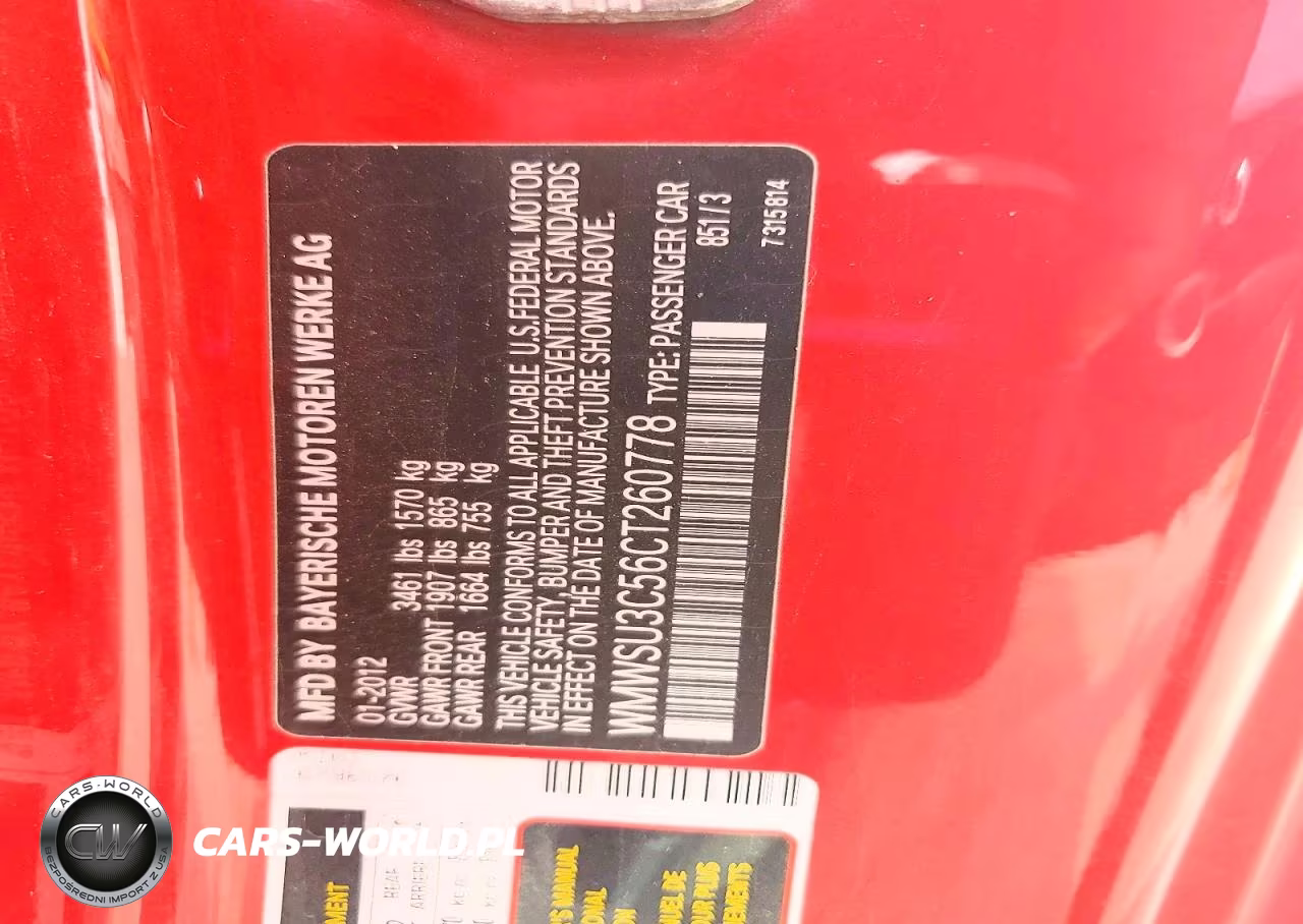 2012 Mini Cooper VIN:WMWSU3C56CT260778 - 14