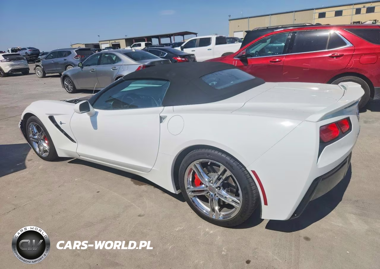 2017 Chevrolet Corvette Stingray 2Lt VIN:1G1YD3D75H5110808 - 2