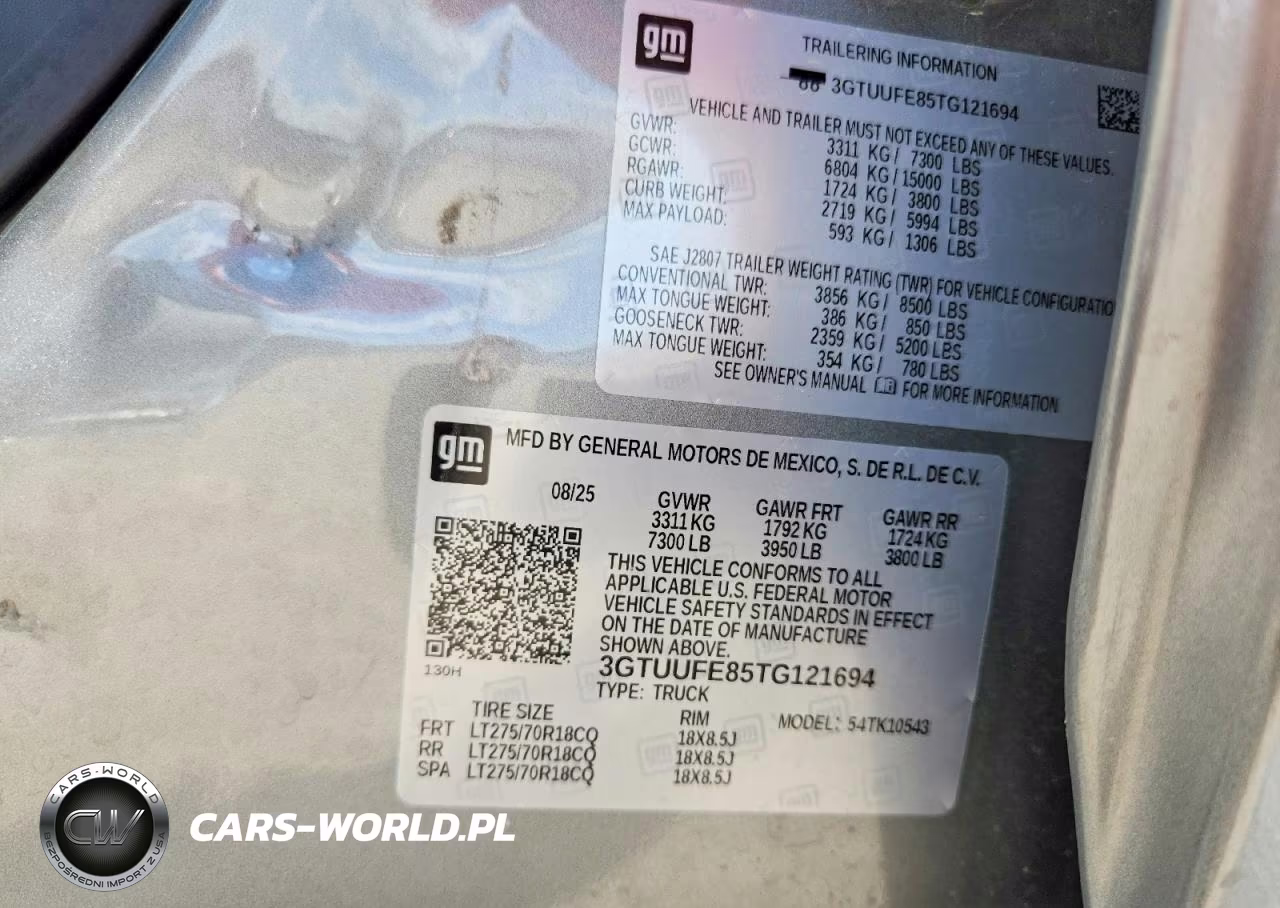 2026 GMC Sierra K1500 At4X VIN:3GTUUFE85TG121694 - 12