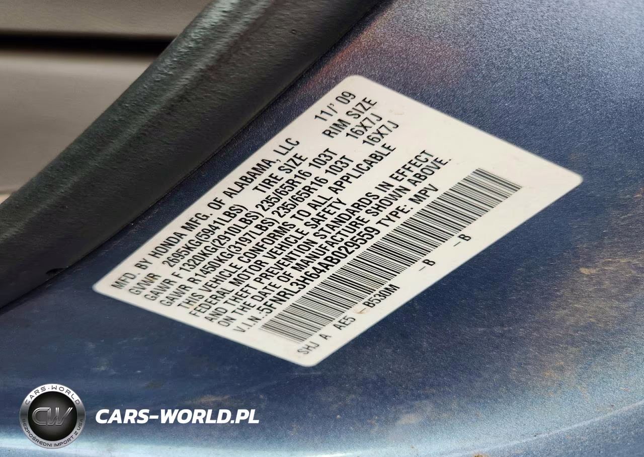 2010 Honda Odyssey Exl VIN:5FNRL3H64AB029559 - 12