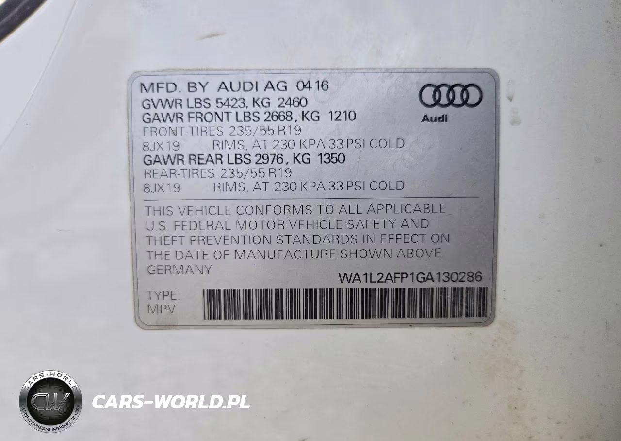 2016 Audi Q5 Premium Plus VIN:WA1L2AFP1GA130286 - 13