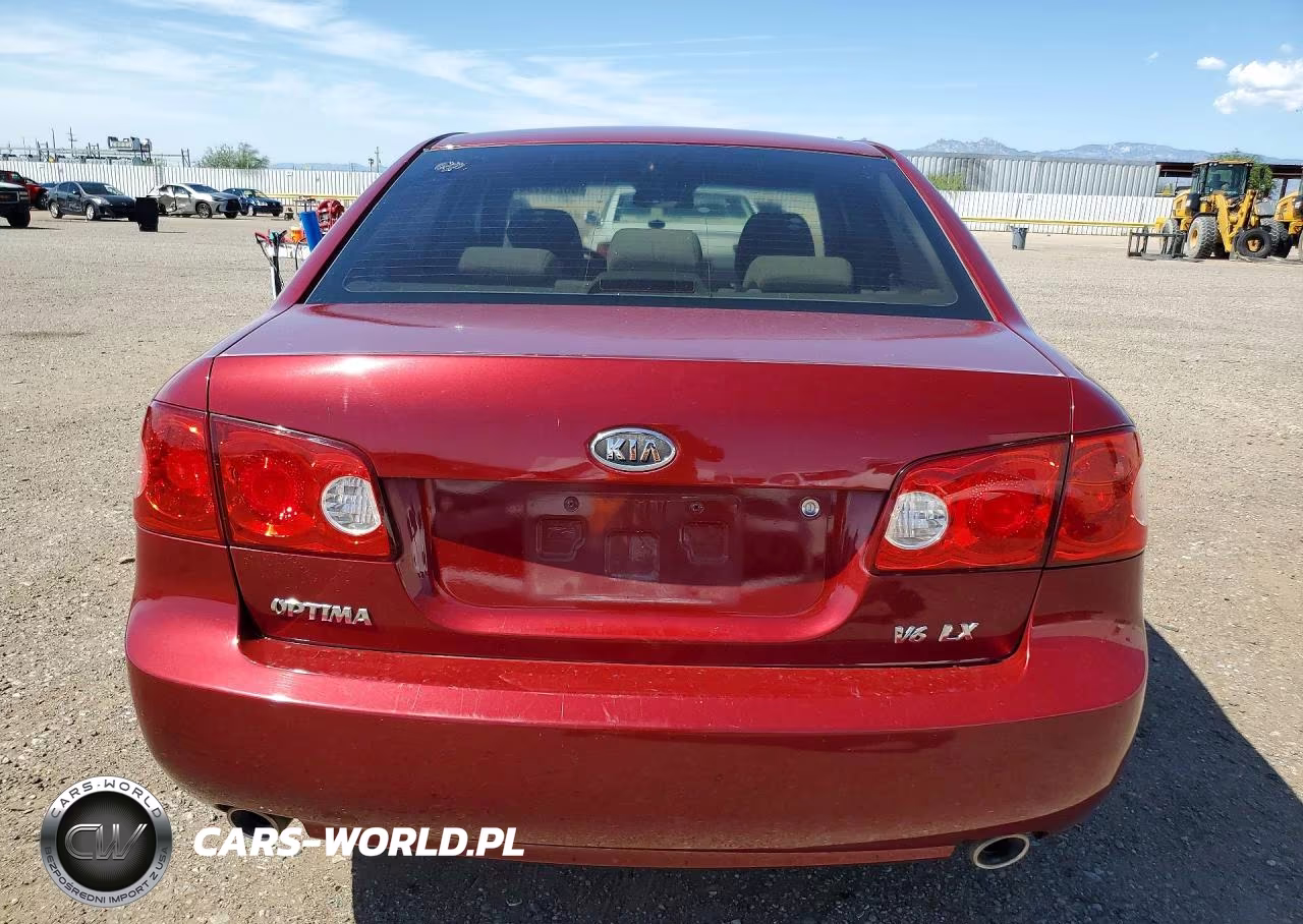 2007 Kia Optima Lx VIN:KNAGE124975130309 - 6