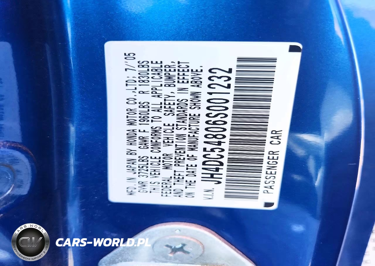 2006 Acura Rsx VIN:JH4DC54806S001232 - 12
