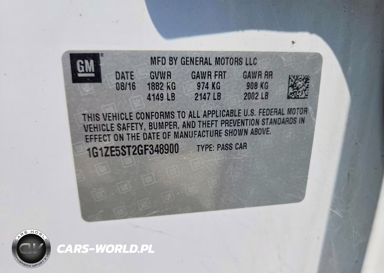 2016 Chevrolet Malibu Lt VIN:1G1ZE5ST2GF348900 - 12