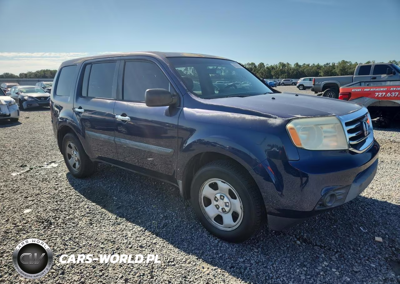 2013 Honda Pilot Lx VIN:5FNYF3H29DB039721 - 4