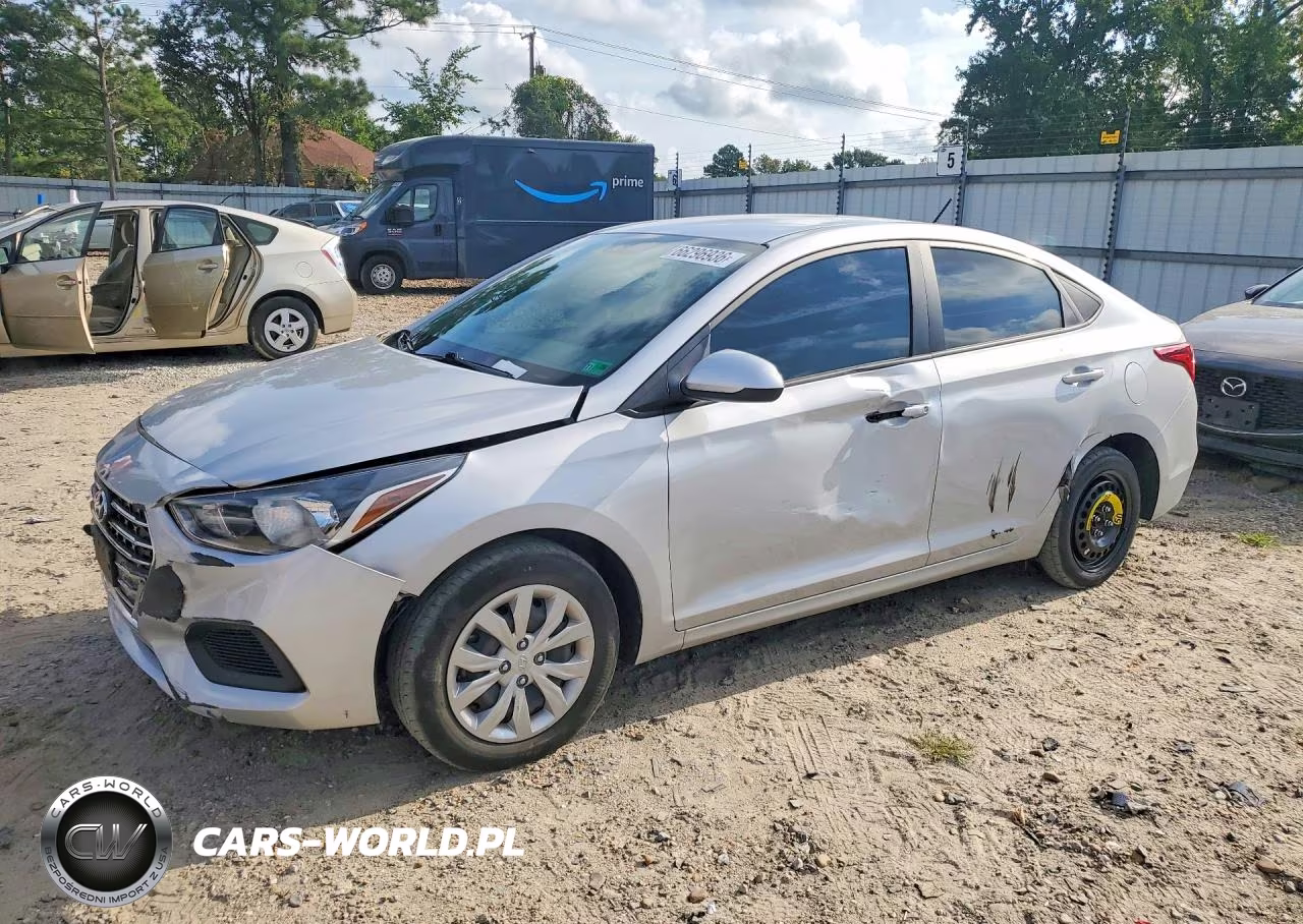 2022 Hyundai Accent Se VIN:3KPC24A67NE184725 - 1