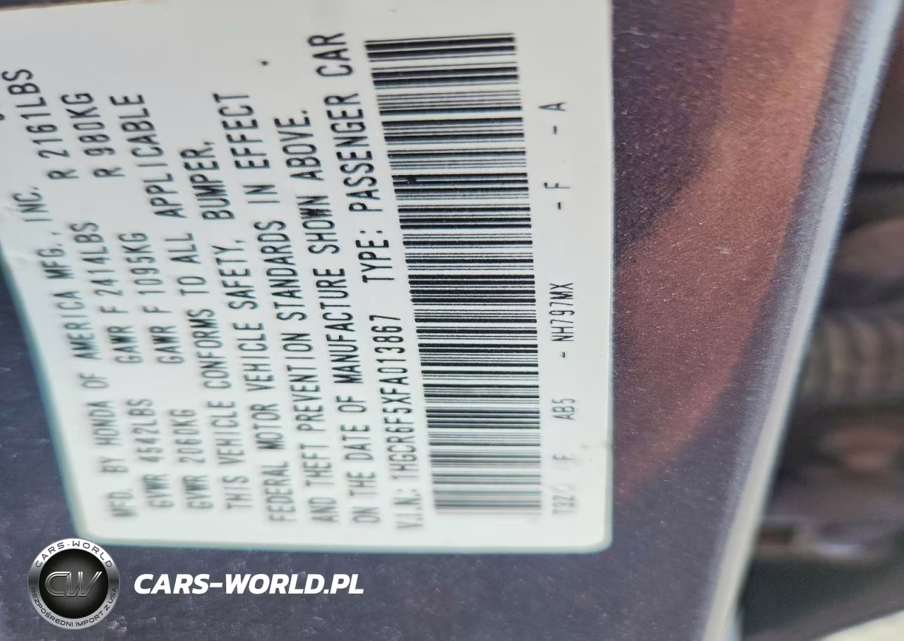 2015 Honda Accord Hybrid Exl VIN:1HGCR6F5XFA013867 - 12