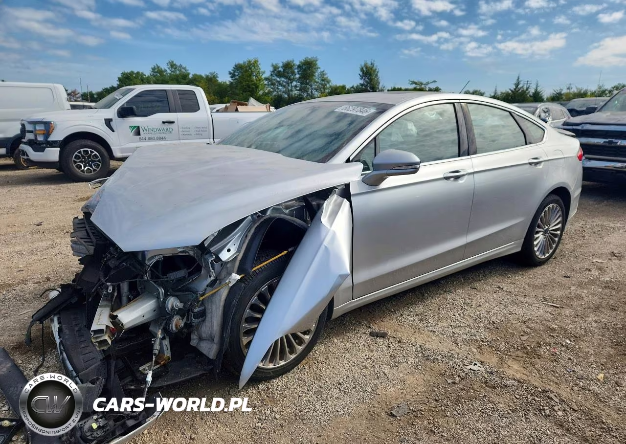 2014 Ford Fusion Titanium VIN:3FA6P0D96ER327546 - 1