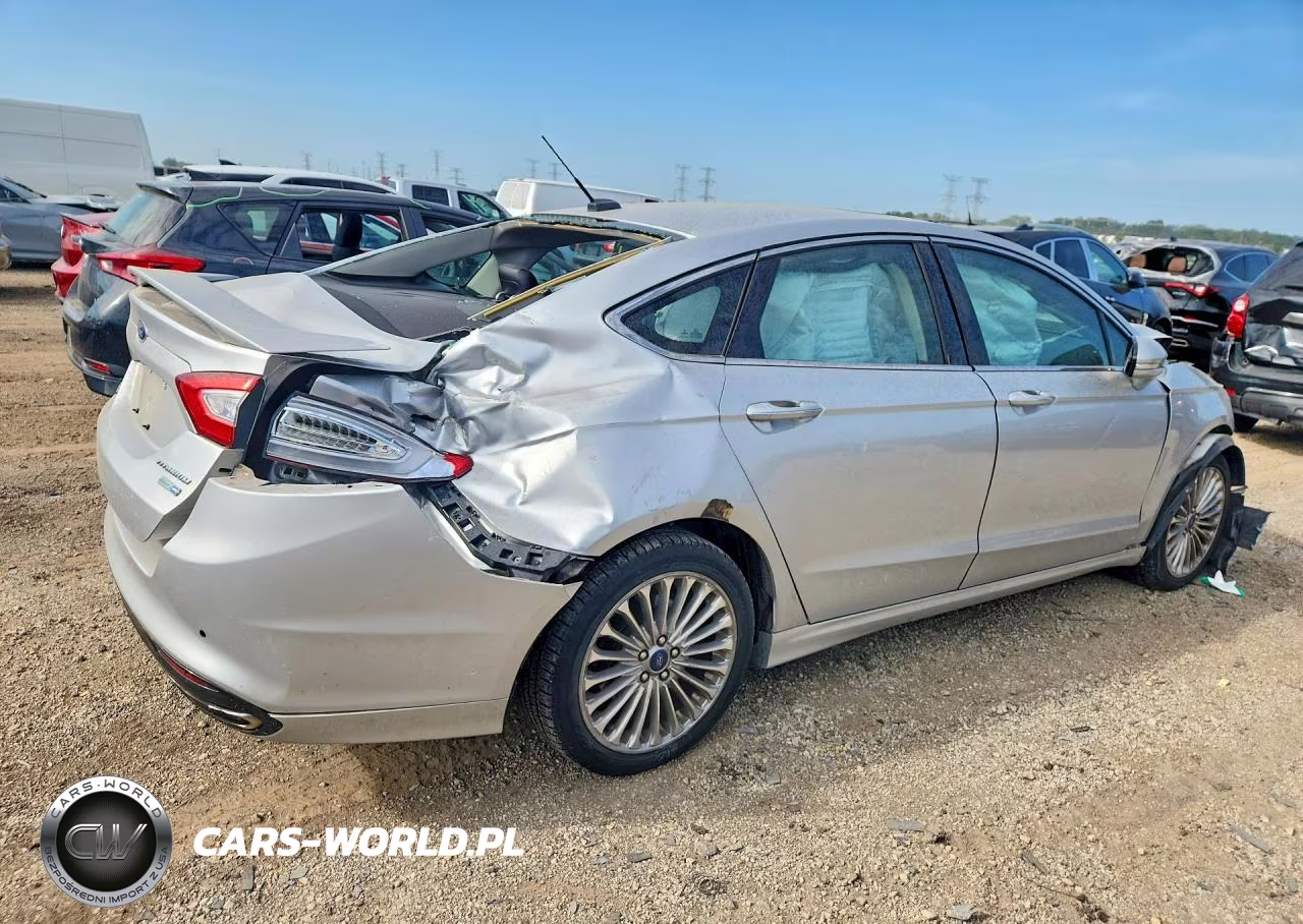 2014 Ford Fusion Titanium VIN:3FA6P0D96ER327546 - 3