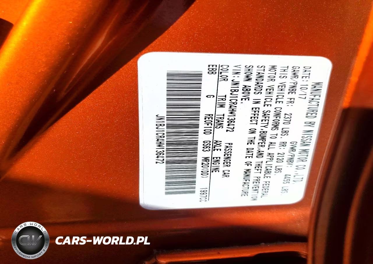 2017 Nissan Rogue Sport Sl VIN:JN1BJ1CR4HW136472 - 13