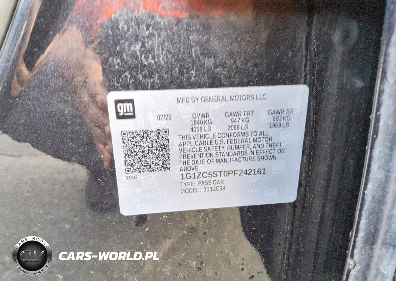 2023 Chevrolet Malibu Ls VIN:1G1ZC5ST0PF242161 - 12