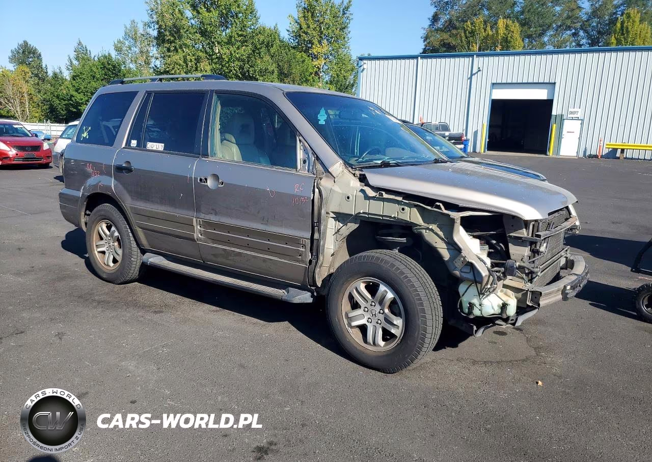 2004 Honda Pilot Exl VIN:2HKYF18704H500774 - 4