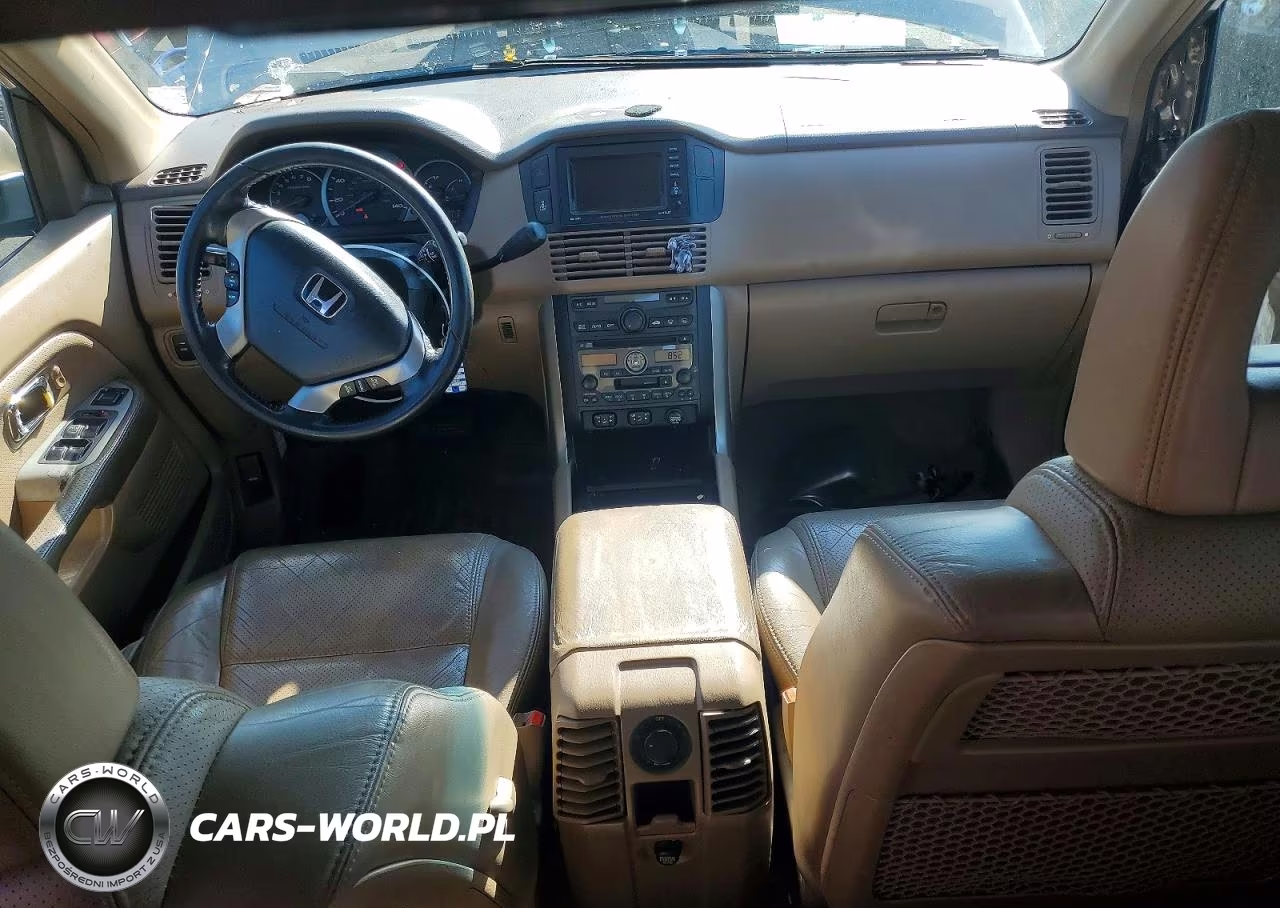 2004 Honda Pilot Exl VIN:2HKYF18704H500774 - 8