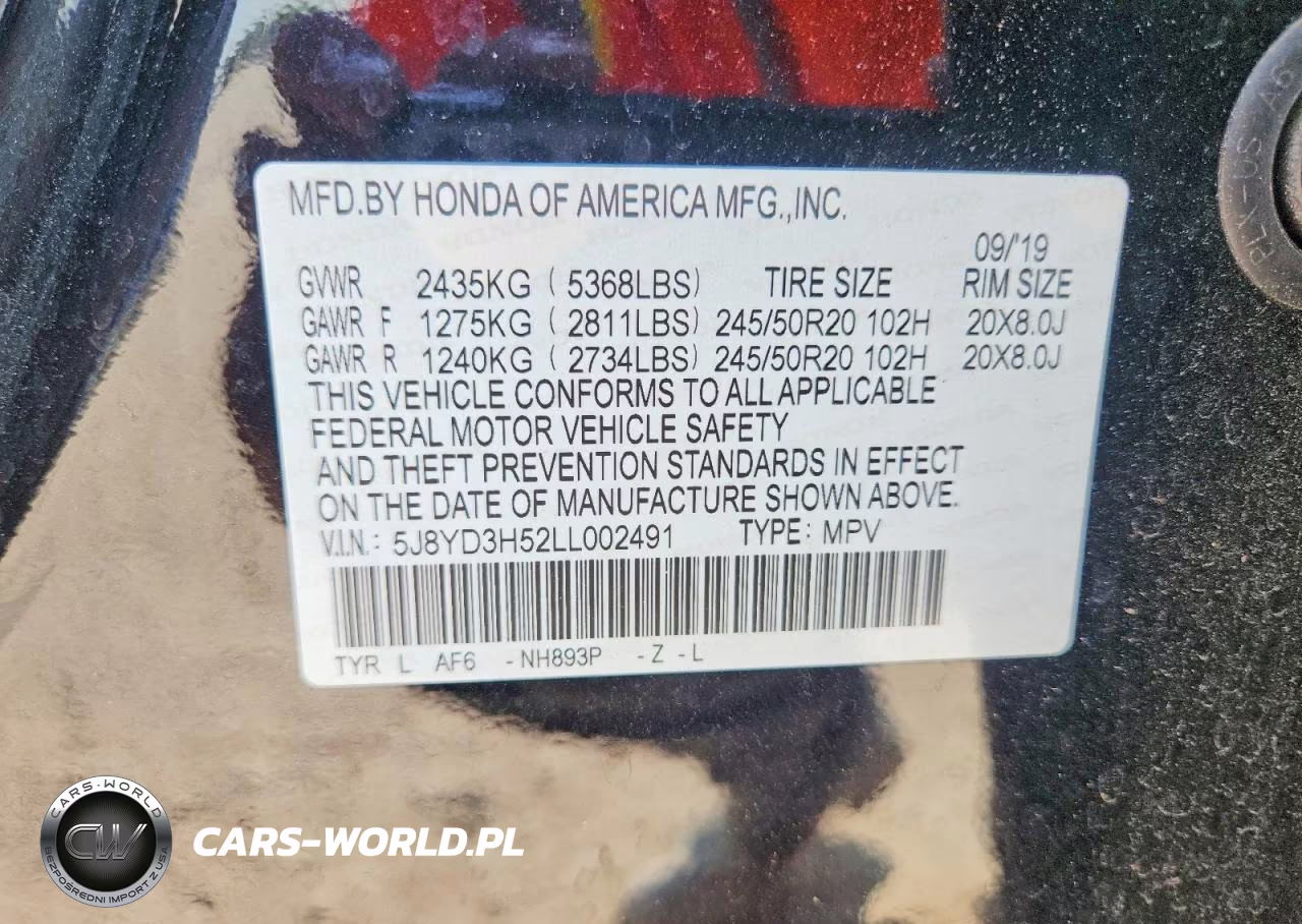 2020 Acura Mdx Technology VIN:5J8YD3H52LL002491 - 13