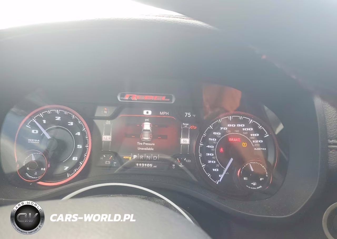 2019 Ram 1500 Rebel VIN:1C6SRFLT5KN551156 - 9