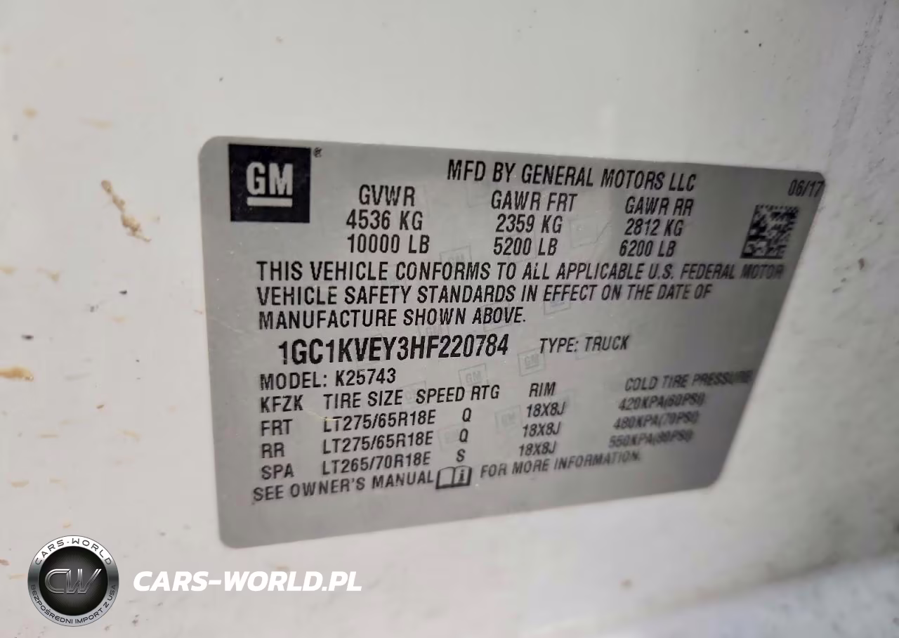 2017 Chevrolet Silverado K2500 Heavy Duty Lt VIN:1GC1KVEY3HF220784 - 13