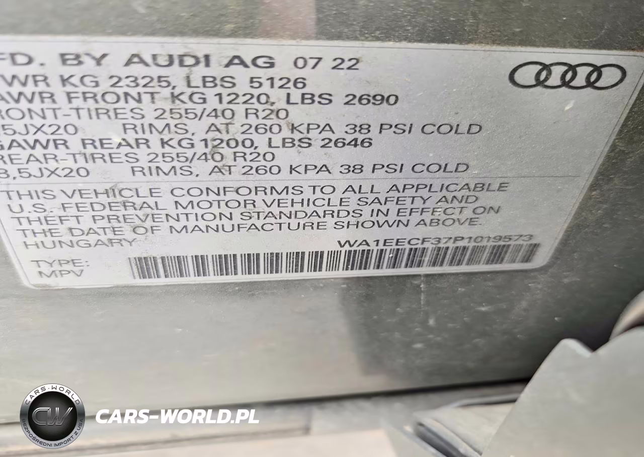 2023 Audi Q3 Premium Plus S Line 45 VIN:WA1EECF37P1019573 - 14