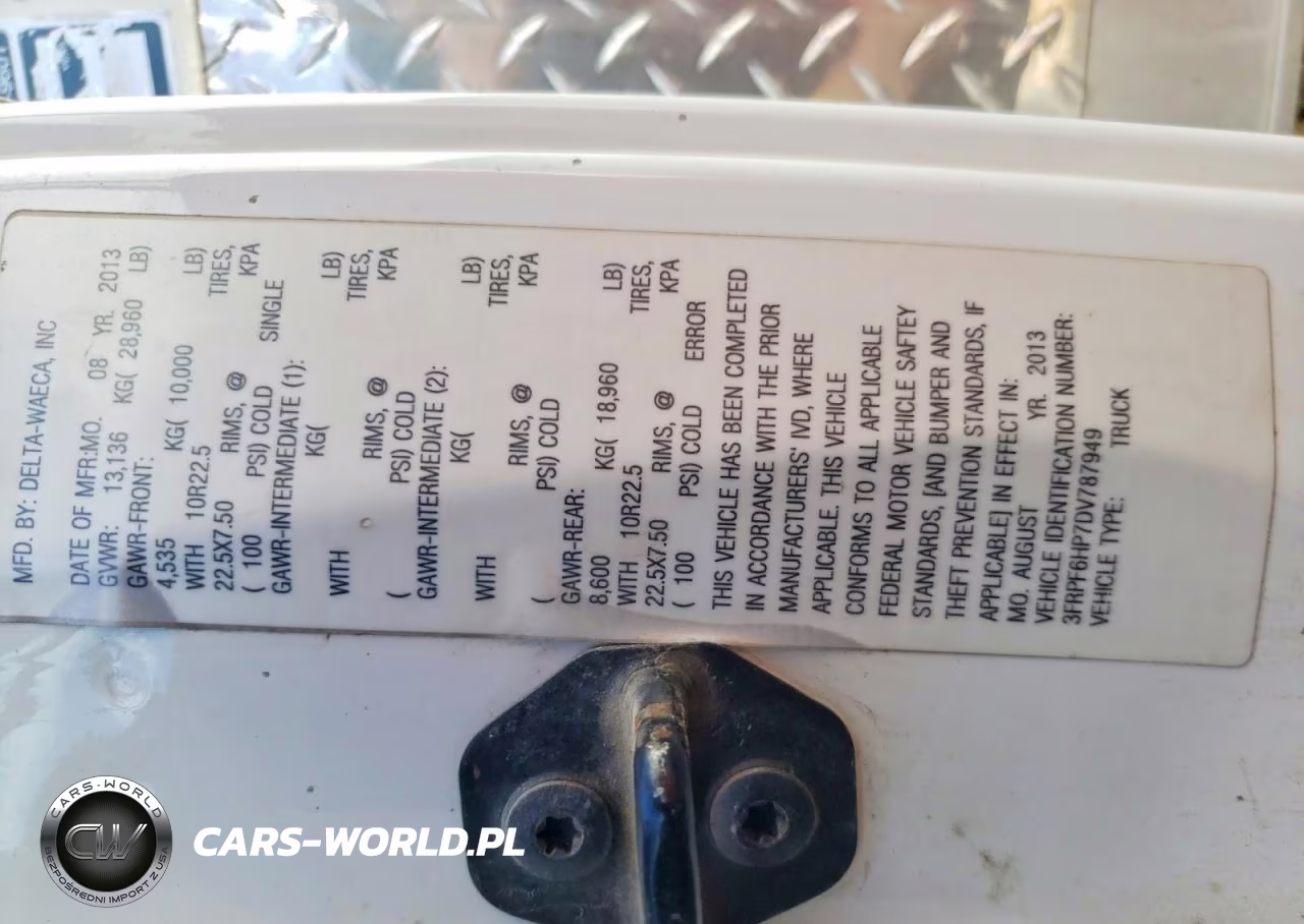 2013 Ford F650 Super Duty Box Truck VIN:3FRPF6HP7DV787949 - 12