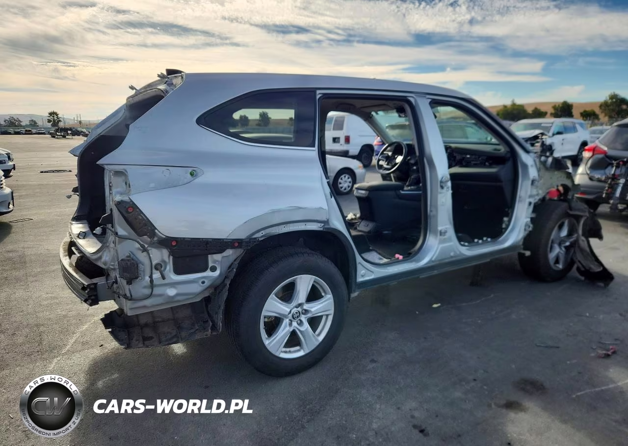 2022 Toyota Highlander Le VIN:5TDZZRAH1NS544730 - 3