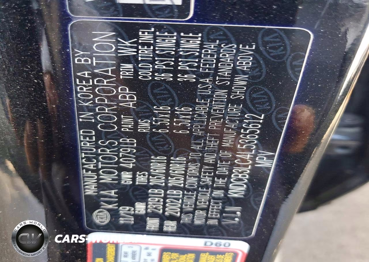 2020 Kia Niro Lx VIN:KNDCB3LC4L5365612 - 13