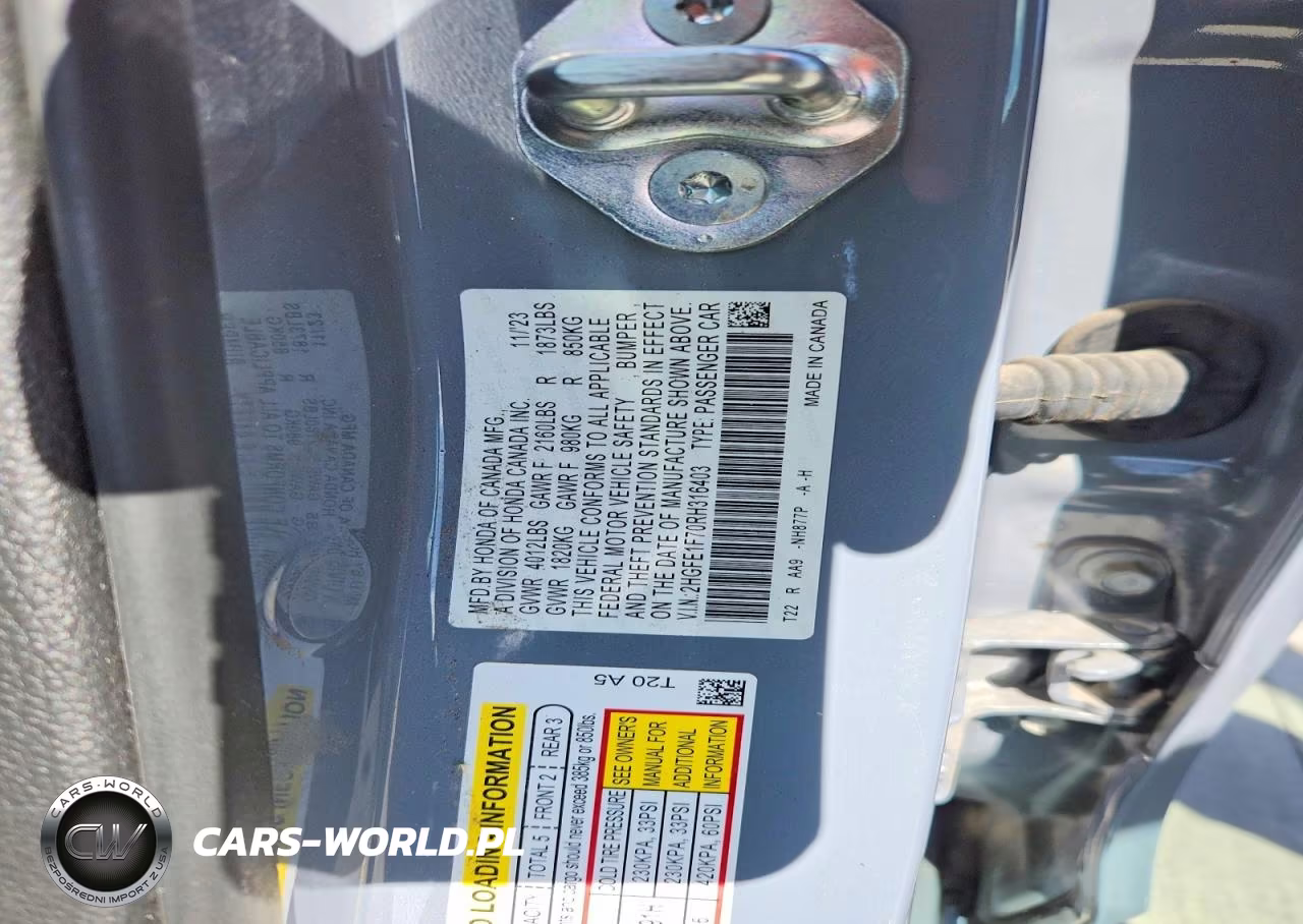 2024 Honda Civic Ex VIN:2HGFE1F70RH316403 - 12