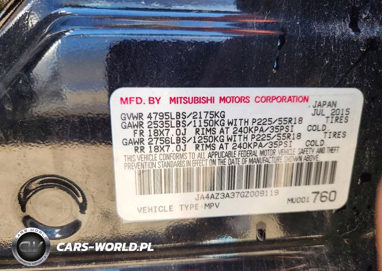 2016 Mitsubishi Outlander Se VIN:JA4AZ3A37GZ009119 - 12