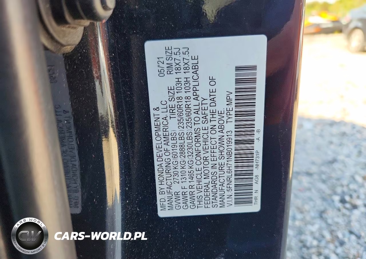 2022 Honda Odyssey Exl VIN:5FNRL6H71NB019913 - 14