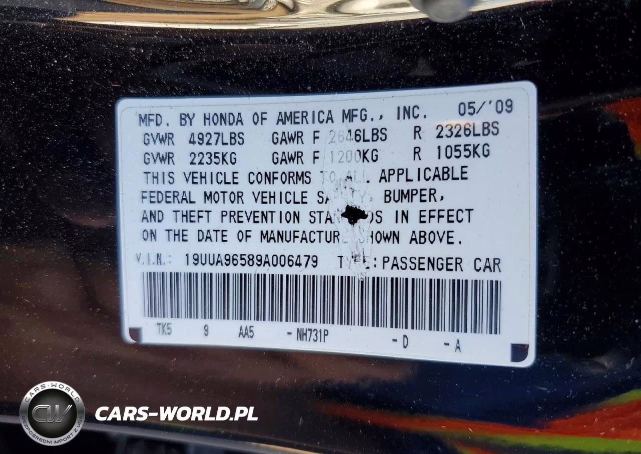 2009 Acura Tl VIN:19UUA96589A006479 - 12