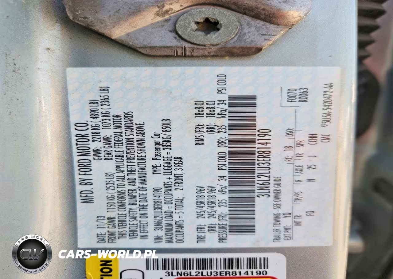 2014 Lincoln Mkz Hybrid VIN:3LN6L2LU3ER814190 - 12