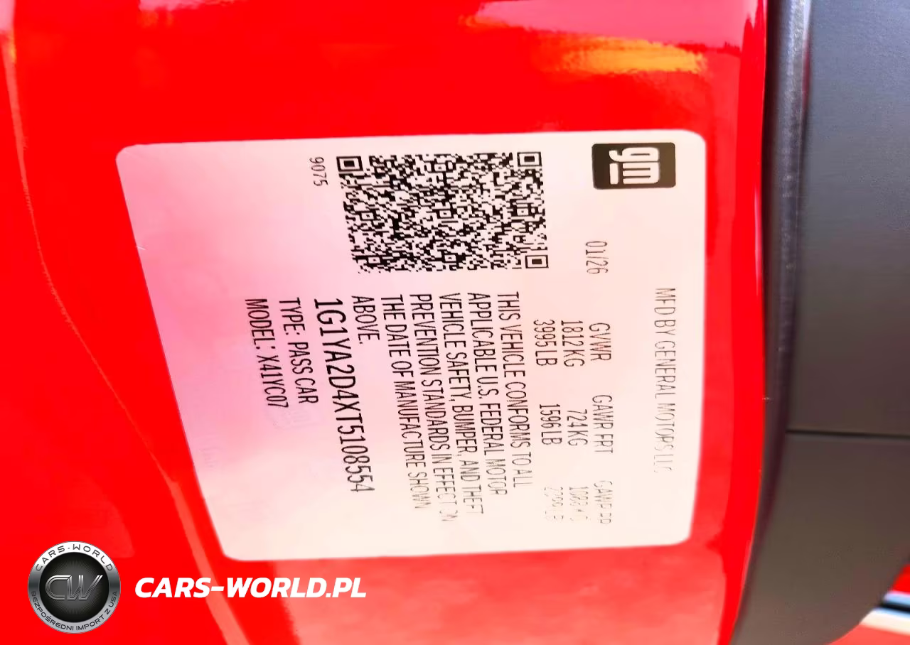2026 Chevrolet Corvette Stingray 1Lt VIN:1G1YA2D4XT5108554 - 12